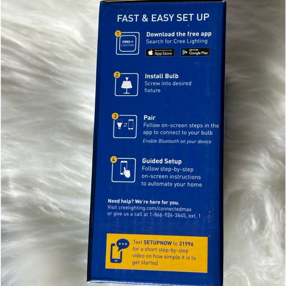 Cree Lighting 60w Smart LED Light Bulbs 3pk - Picture 4 of 5